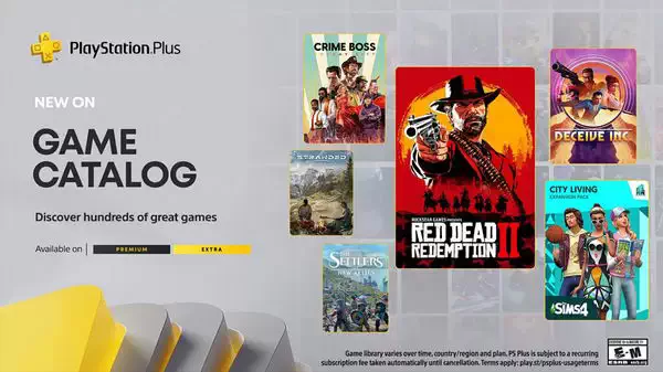 PS Plus 会员 5 月新增《救赎 2》、《看门狗》等游戏